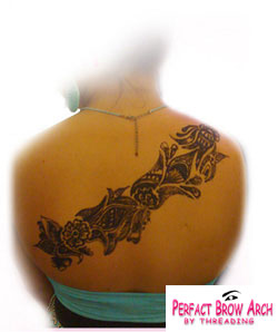 Henna Tattoo Back