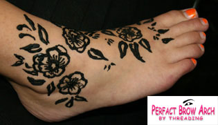 Henna Tattoo Feet